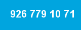 926 779 10 71